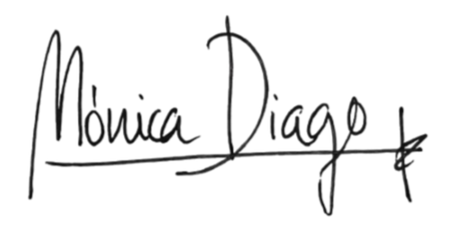 Firma de Mónica Diago