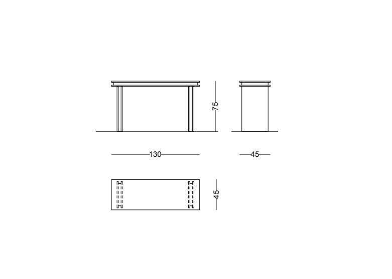 Trazo Console Table 6